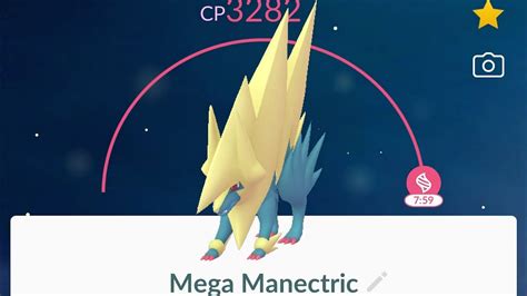 mega manectric pokemon go.